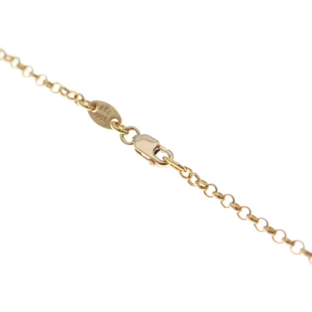 CHROME HEARTS(クロムハーツ) 22K SAFETY PIN R18 セーフティピンロールチェーン 18inch ゴールド
