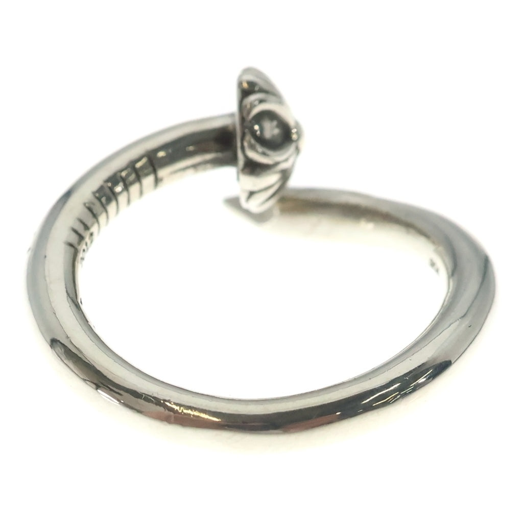 CHROME HEARTS(クロムハーツ) NAIL CRSBALL ネイル クロスボール リング シルバー BCA349