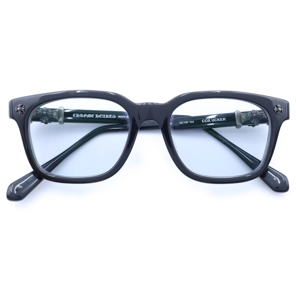 CHROME HEARTS(クロムハーツ) COX UCKER コックスアッカー CHクロステンプル サングラス メガネ ブラック