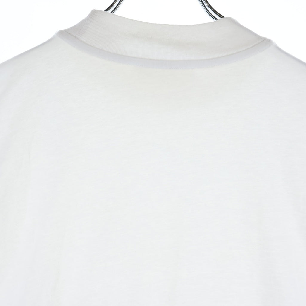JIL SANDER(ジルサンダー) モックネック オーバーサイズ 半袖Tシャツ カットソー ホワイト J21GC0005 J45084