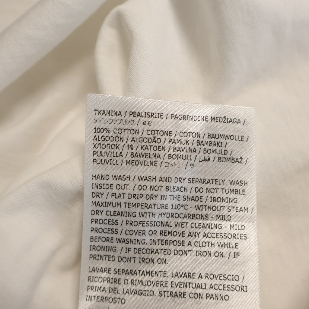 JIL SANDER(ジルサンダー) モックネック オーバーサイズ 半袖Tシャツ カットソー ホワイト J21GC0005 J45084