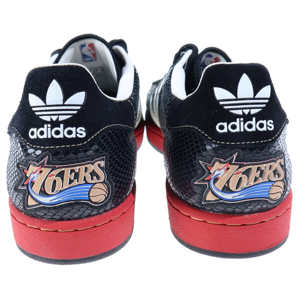 adidas(アディダス) 【観賞用2006年製】 SUPERSTAR 1 NBA SERIES PHILADELPHIA 76ERS スーパースター シリーズ フィラデルフィア ローカットスニーカー ブラック US11/29cm 014126