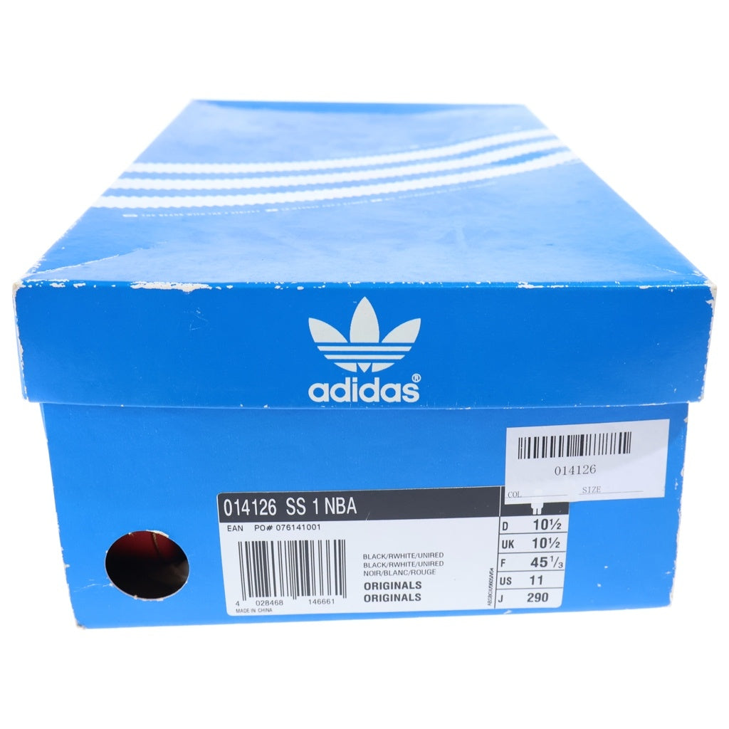 adidas(アディダス) 【観賞用2006年製】 SUPERSTAR 1 NBA SERIES PHILADELPHIA 76ERS スーパースター シリーズ フィラデルフィア ローカットスニーカー ブラック US11/29cm 014126