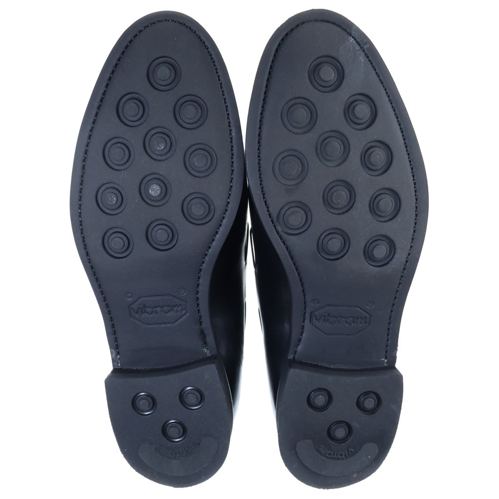 Berwick1707(バーウィック1707) TASSEL LOAFER VIBRAM レザー タッセルローファー ビブラムソール ドレスシューズ ブラック 192624 8491