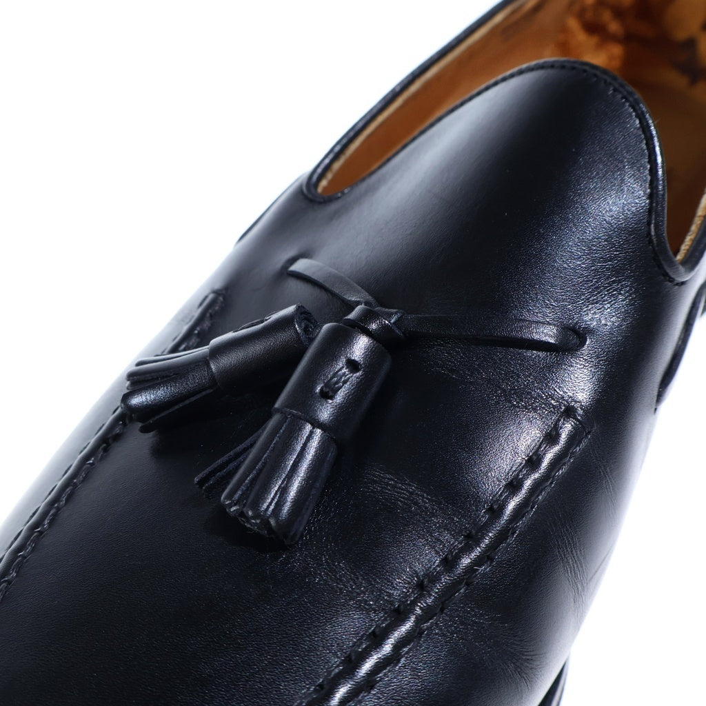 Berwick1707(バーウィック1707) TASSEL LOAFER VIBRAM レザー タッセルローファー ビブラムソール ドレスシューズ ブラック 192624 8491