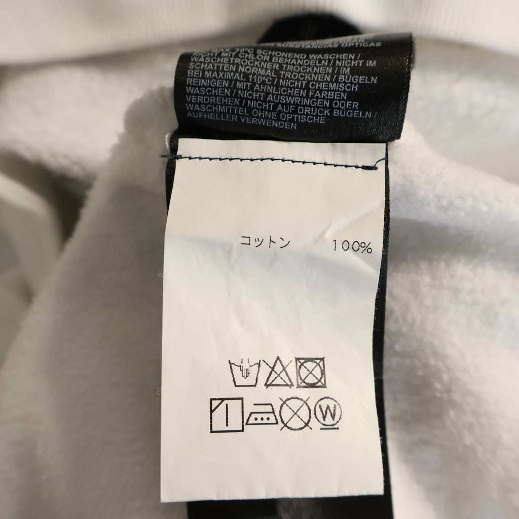 RAF SIMONS(ラフシモンズ) 21AW ARCHIVE テロ期 復刻 KOLLAPSプリント オーバーサイズ ノースリーブ パーカー ホワイト A01-122 19003-00010