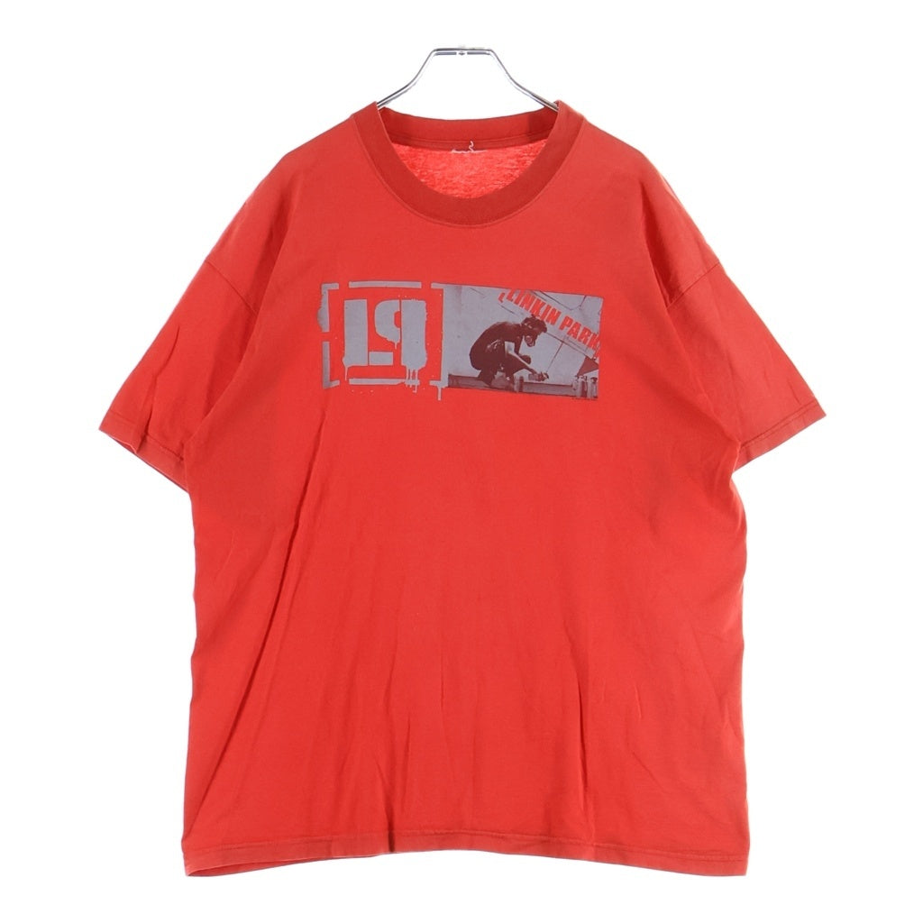 VINTAGE(ヴィンテージ) 00S VINTAGE LINKIN PARK METEORA 2003 ヴィンテージ リンキンパーク メテオラ フロントプリントTシャツ 半袖クルーネックカットソー レッド