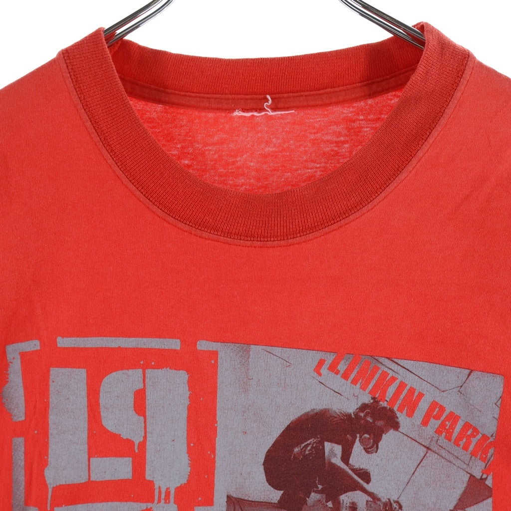 VINTAGE(ヴィンテージ) 00S VINTAGE LINKIN PARK METEORA 2003 ヴィンテージ リンキンパーク メテオラ フロントプリントTシャツ 半袖クルーネックカットソー レッド