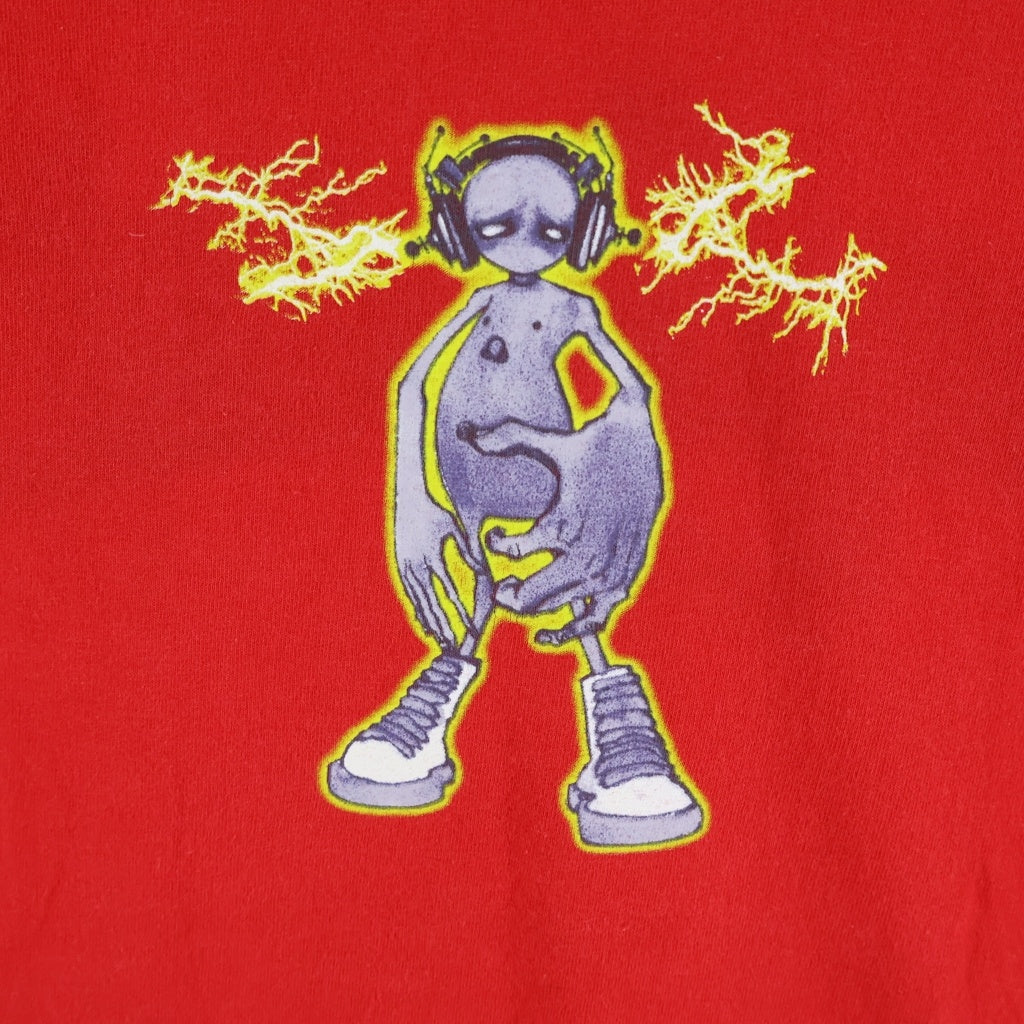 VINTAGE(ヴィンテージ) 00S VINTAGE LIMP BIZKIT GIANT ヴィンテージ リンプビズキット 両面プリントTシャツ 半袖クルーネックカットソー レッド