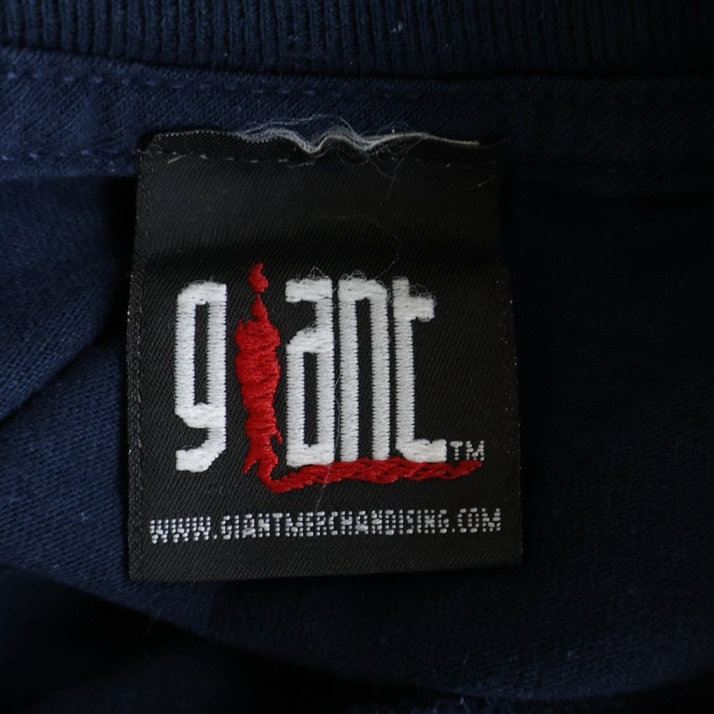 VINTAGE(ヴィンテージ) 00S VINTAGE KORN UNTOUCHABLES ALBUM PROMO 2002 GIANT ヴィンテージ コーン アンタッチャブルズ フロントプリントTシャツ 半袖クルーネックカットソー ネイビー