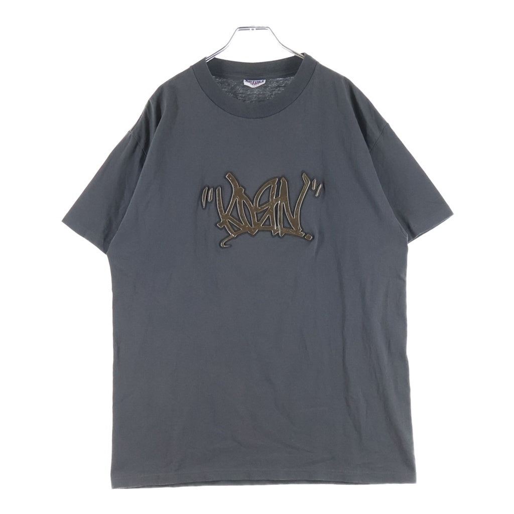 VINTAGE(ヴィンテージ) 00S VINTAGE KORN TOUR PROMO OPTIMA ヴィンテージ コーン パフィプリントロゴTシャツ 半袖クルーネックカットソー グレー
