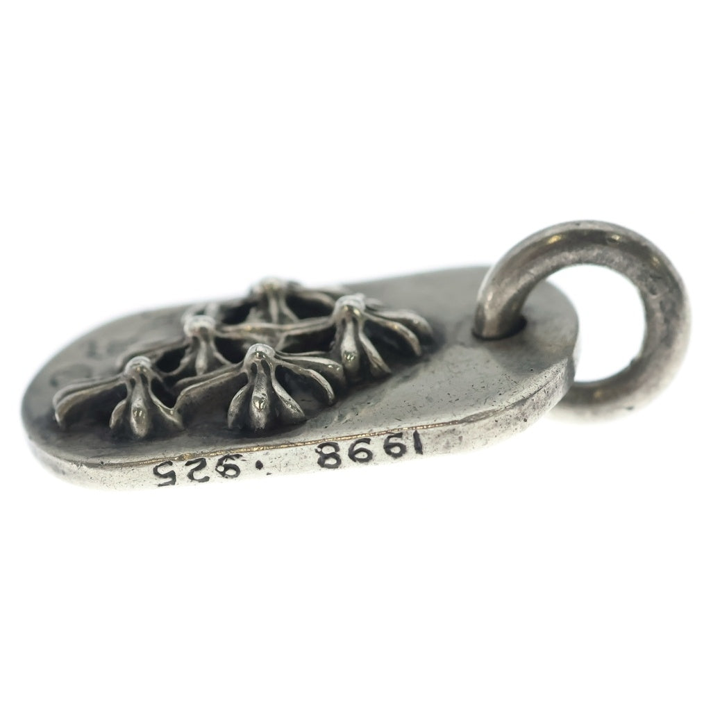 CHROME HEARTS(クロムハーツ) RAISED DOGTAG レイズドドッグタグ NYC限定 ネックレストップ シルバー