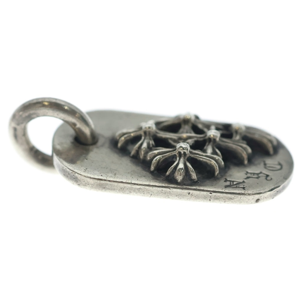 CHROME HEARTS(クロムハーツ) RAISED DOGTAG レイズドドッグタグ NYC限定 ネックレストップ シルバー