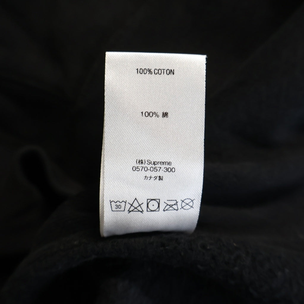 SUPREME(シュプリーム) 19AW S Logo Hooded Sweatshirt Sロゴ刺繍 プルオーバースウェットパーカー フーディー ブラック