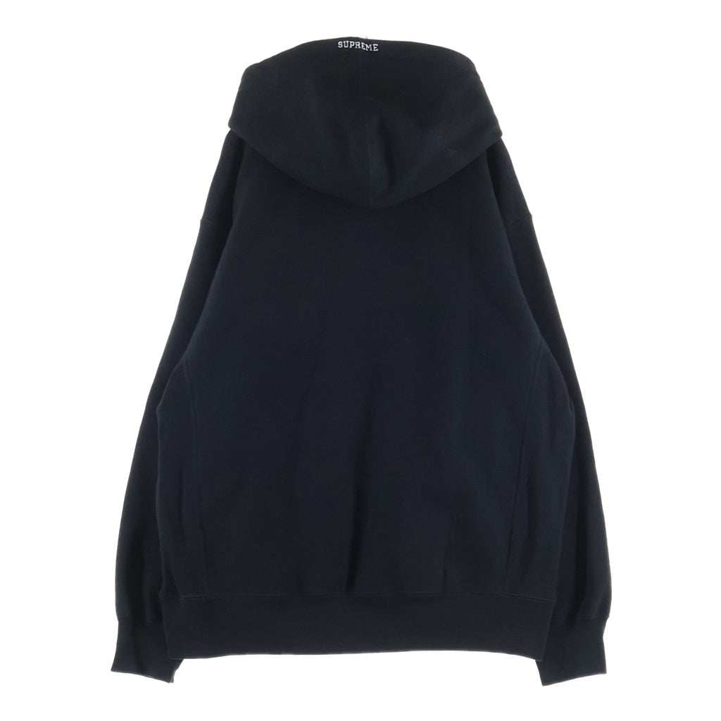 SUPREME(シュプリーム) 22AW Preme Hooded Sweatshirt ロゴワッペン プルオーバースウェットパーカー フーディー ブラック