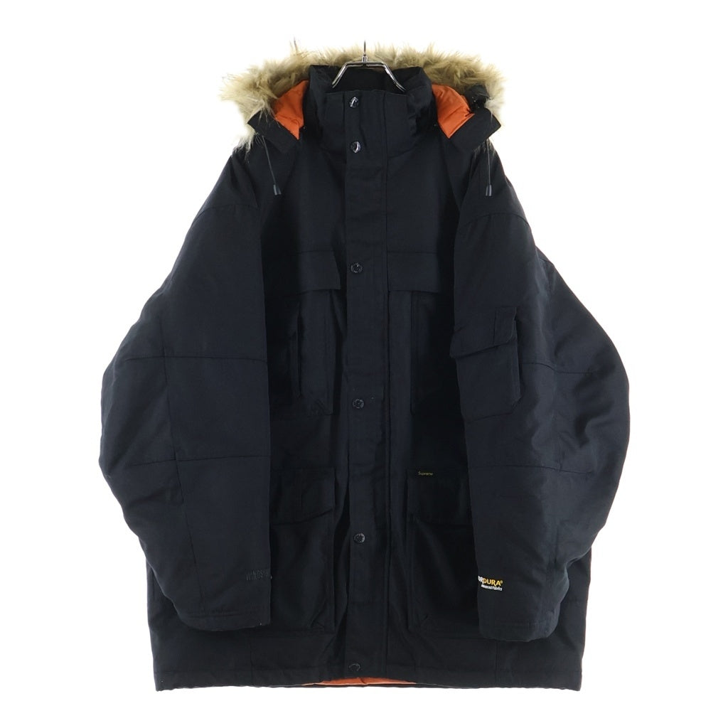 SUPREME(シュプリーム) 25AW Cordra Snokel Coat コーデュラ シュノーケル ファーフーデッドコート ジャケット ブラック