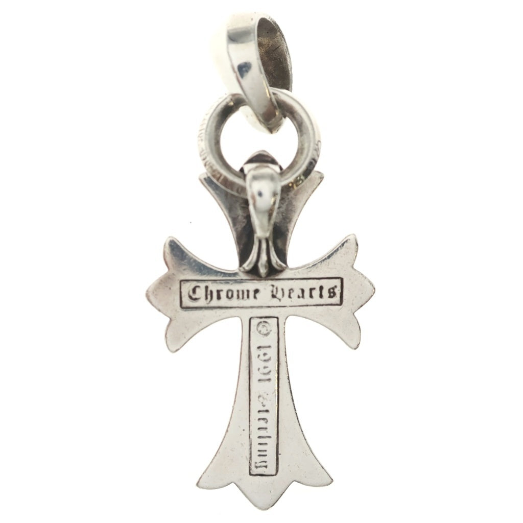 CHROME HEARTS(クロムハーツ) CH CRS SML W/BALE Wベイル スモールCHクロス ペンダントトップ シルバー BCA218