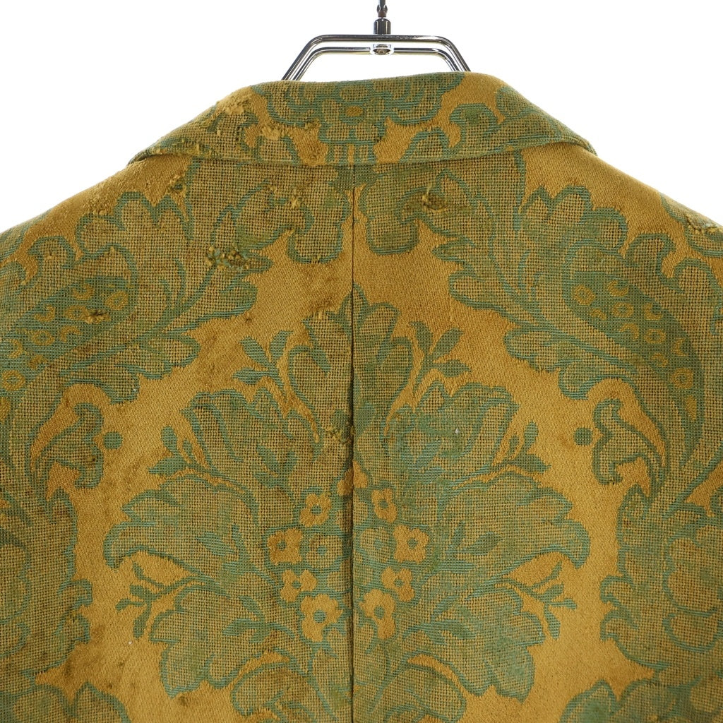 JUNYA WATANABE COMME des GARCONS(ジュンヤワタナベ コムデギャルソン) 26SS AD2025 JAQUARD FLORAL BLAZER フローラルジャガード 2Bシングルテーラードジャケット イエロー WQ-J005