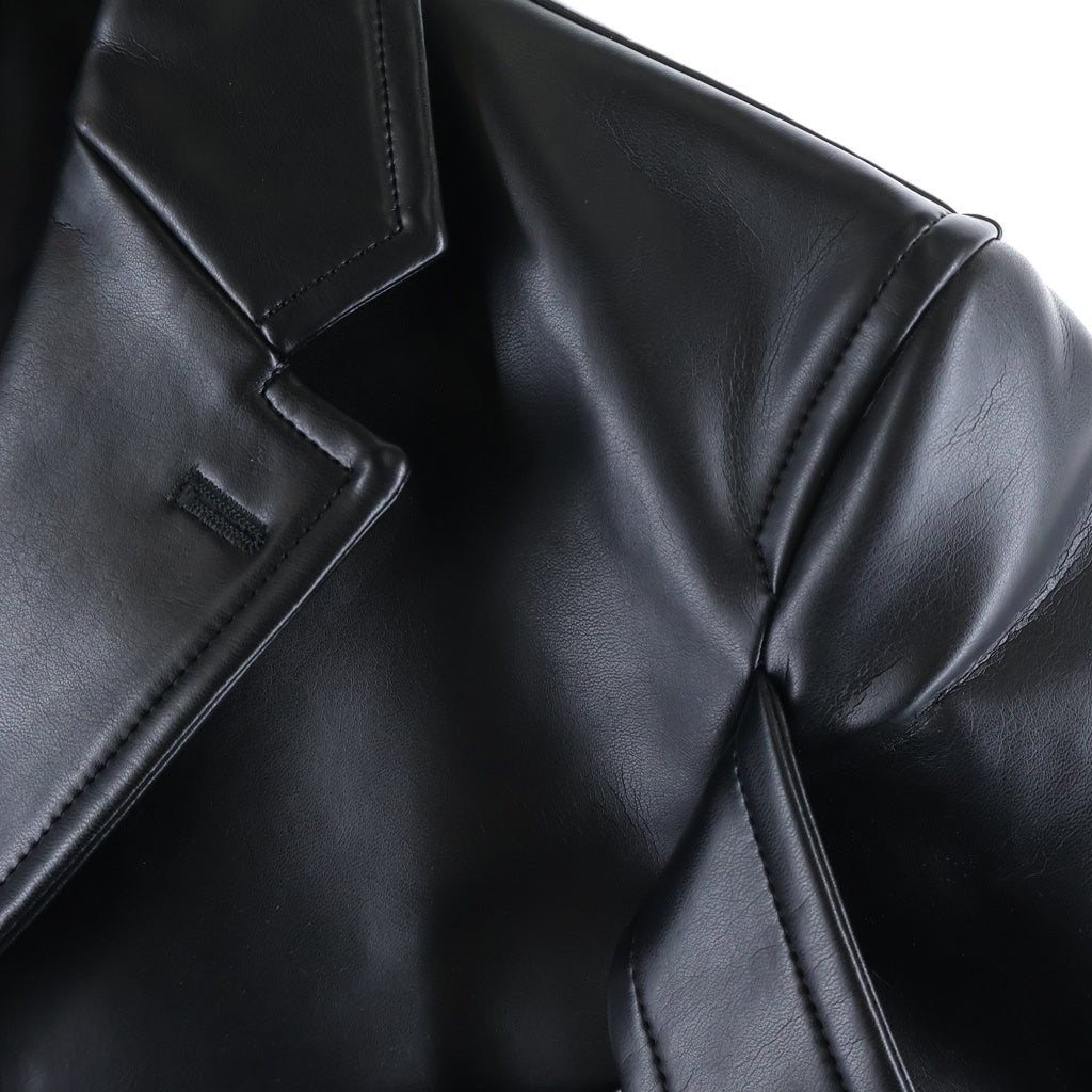 BLACK COMME des GARCONS(ブラックコムデギャルソン) 25AW AD2025 DOUBLE BUCKLE BLAZER バックダブルバックル ブレザー テーラードジャケット ブラック 1P-J004