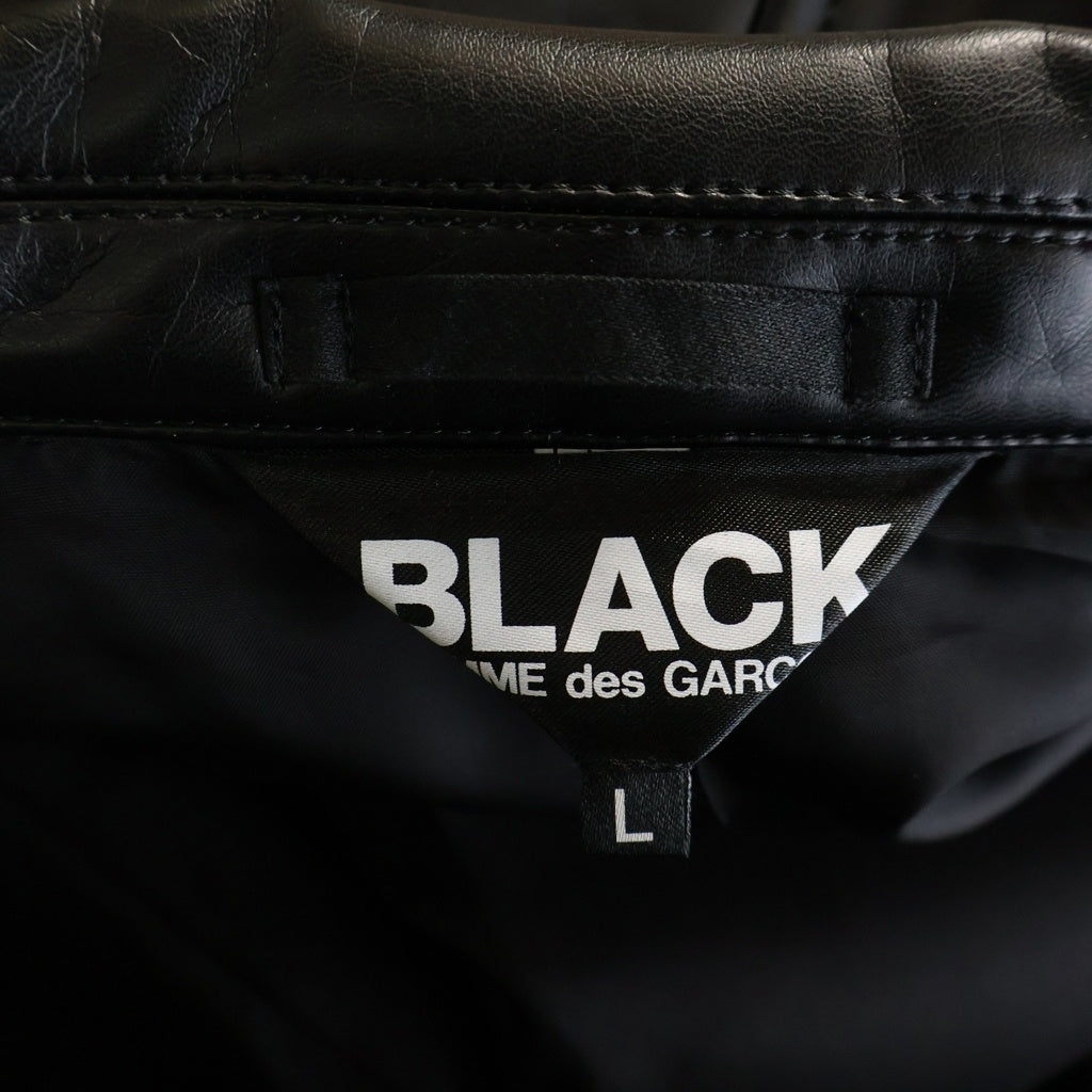 BLACK COMME des GARCONS(ブラックコムデギャルソン) 25AW AD2025 DOUBLE BUCKLE BLAZER バックダブルバックル ブレザー テーラードジャケット ブラック 1P-J004