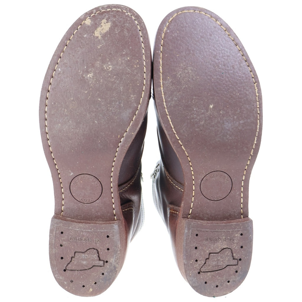 RED WING(レッド ウイング) IRON RANGER アイアンレンジャー レースアップ レザーブーツ ブラウン US9/27cm 8111