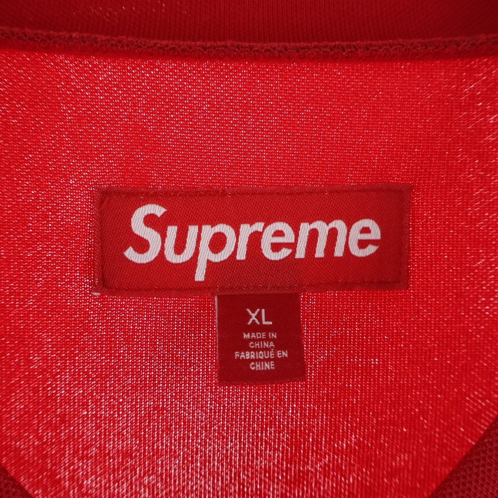 SUPREME(シュプリーム) 26SS Paneled Hockey Jersey パネルド ジャージー ポリエステル ロゴワッペン Vネック 長袖ホッケーTシャツ マルチ