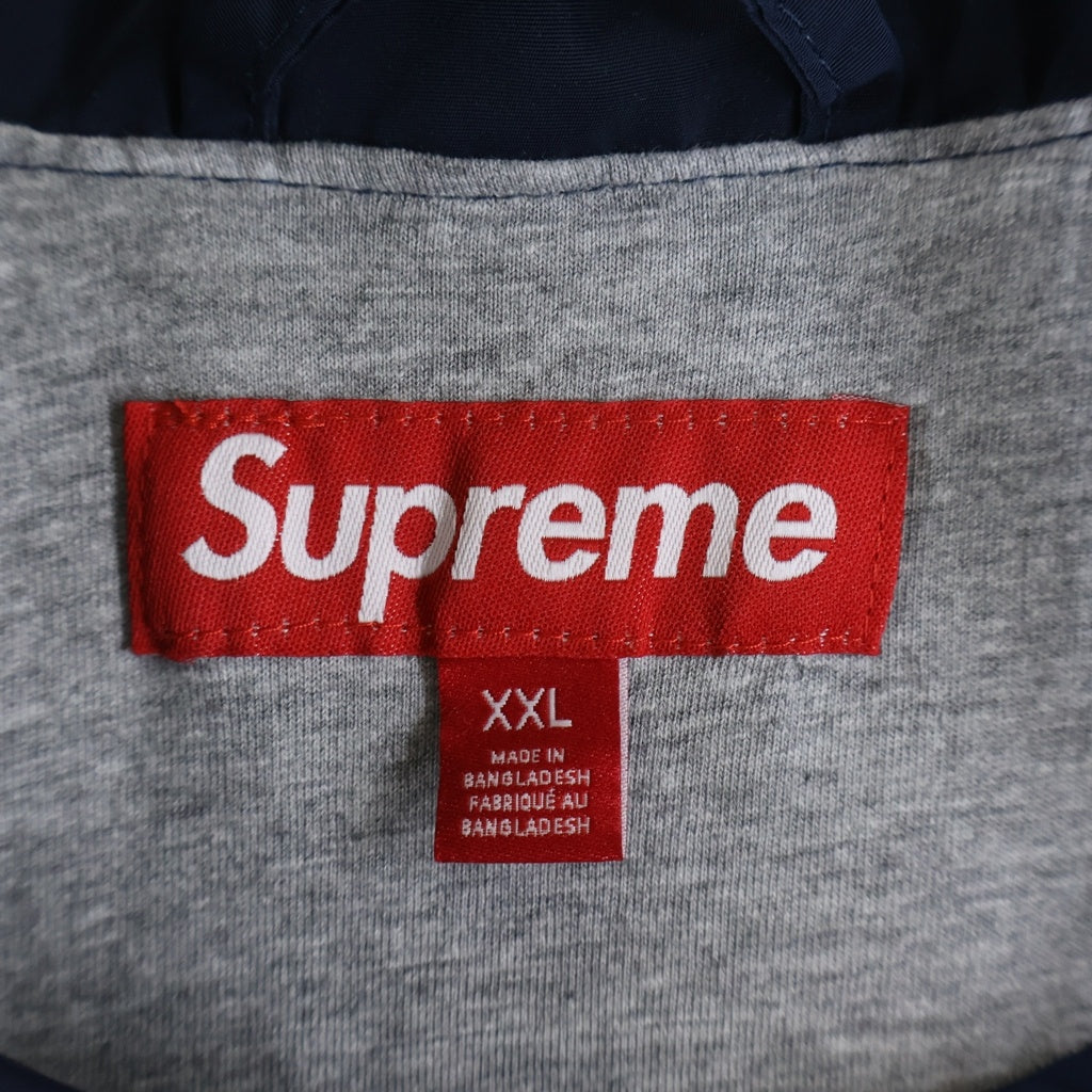 SUPREME(シュプリーム) 26SS Spellout Coaches Jacket スペルアウト ポリエステル フロントロゴ刺繍 コーチジャケット ネイビー