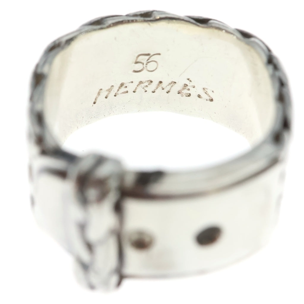 HERMES(エルメス) Diane ディアンヌ 56 ベルトモチーフ リング シルバー