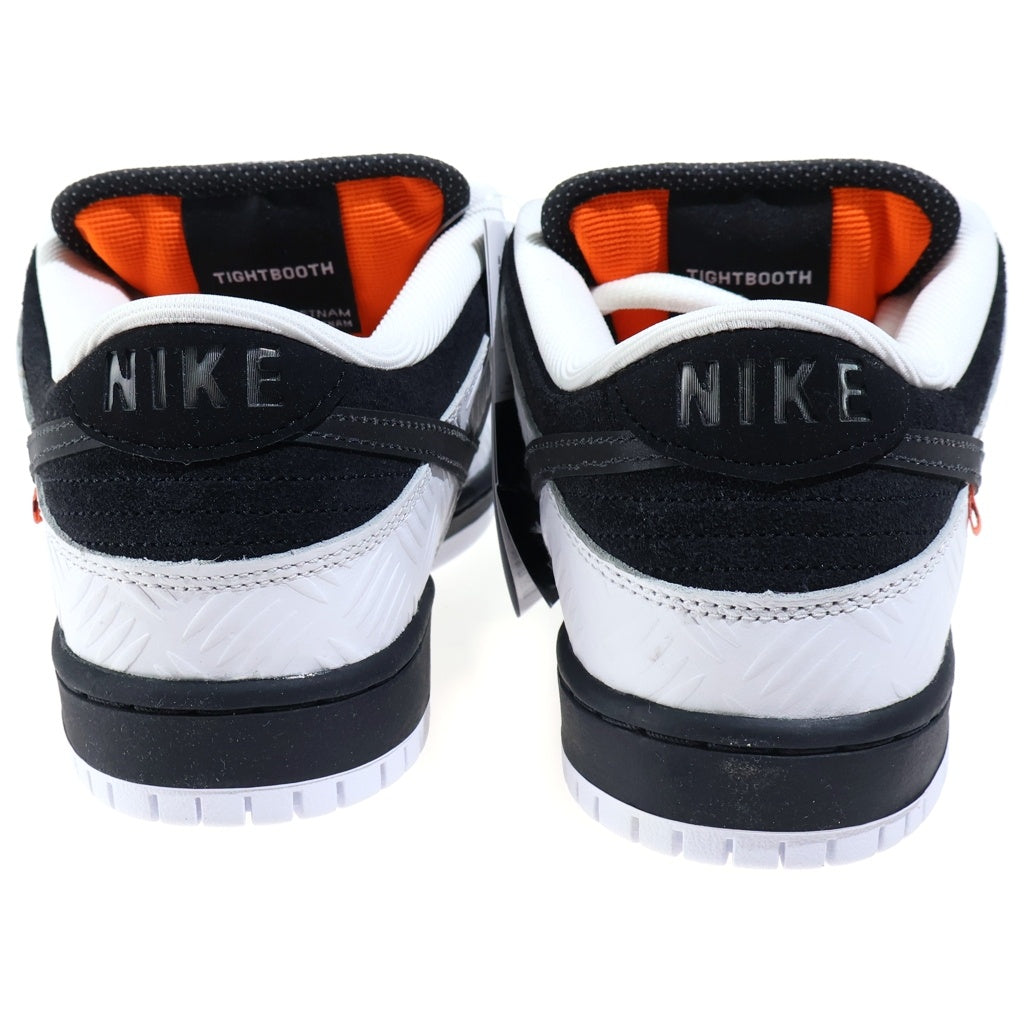 NIKE SB(ナイキエスビー) ×TIGHTBOOTH DUNK LOW PRO QS タイトブース ダンク プロ ローカットスニーカー ブラック/ホワイト US8/26cm FD2629-100