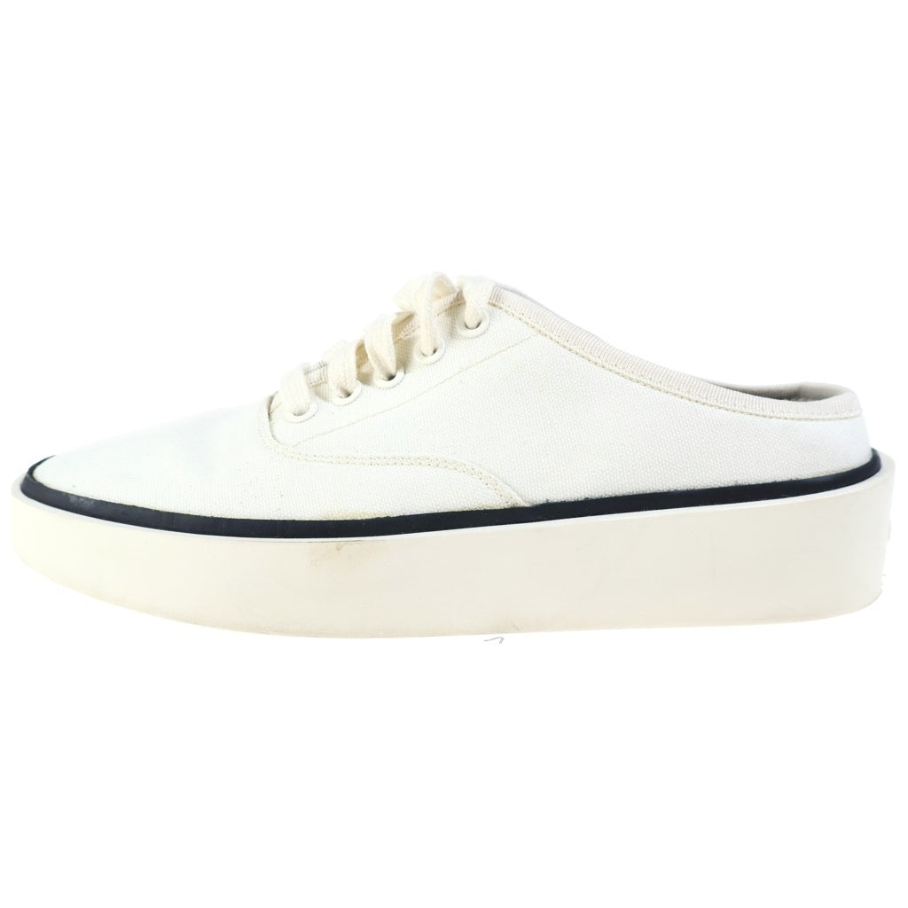 FEAR OF GOD(フィアオブゴッド) 7TH COLLECTION 101 BACKLESS SNEAKER 7THコレクション バックレス キャンバス ローカットスニーカー ホワイト