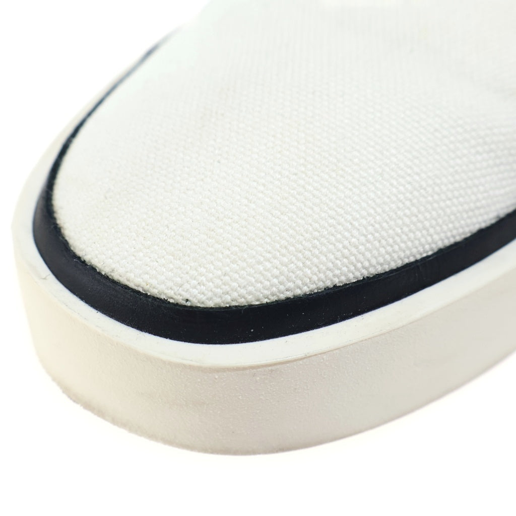 FEAR OF GOD(フィアオブゴッド) 7TH COLLECTION 101 BACKLESS SNEAKER 7THコレクション バックレス キャンバス ローカットスニーカー ホワイト