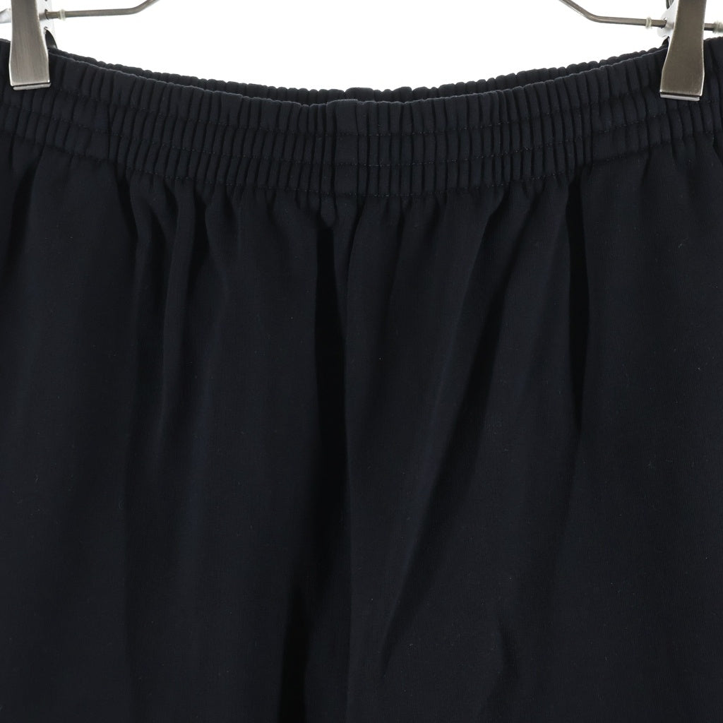 BALENCIAGA(バレンシアガ) 21AW POLITICAL CAMPAIGN LOGO SWEATPANTS ポリティカル キャンペーンロゴエンブロイダリー スウェットパンツ ブラック 674594 TKV19