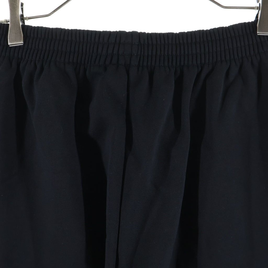 BALENCIAGA(バレンシアガ) 21AW POLITICAL CAMPAIGN LOGO SWEATPANTS ポリティカル キャンペーンロゴエンブロイダリー スウェットパンツ ブラック 674594 TKV19