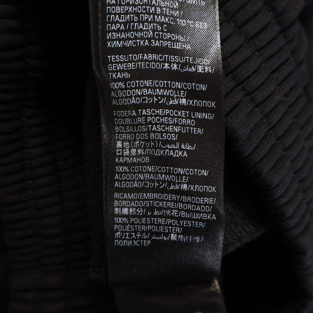 BALENCIAGA(バレンシアガ) 21AW POLITICAL CAMPAIGN LOGO SWEATPANTS ポリティカル キャンペーンロゴエンブロイダリー スウェットパンツ ブラック 674594 TKV19