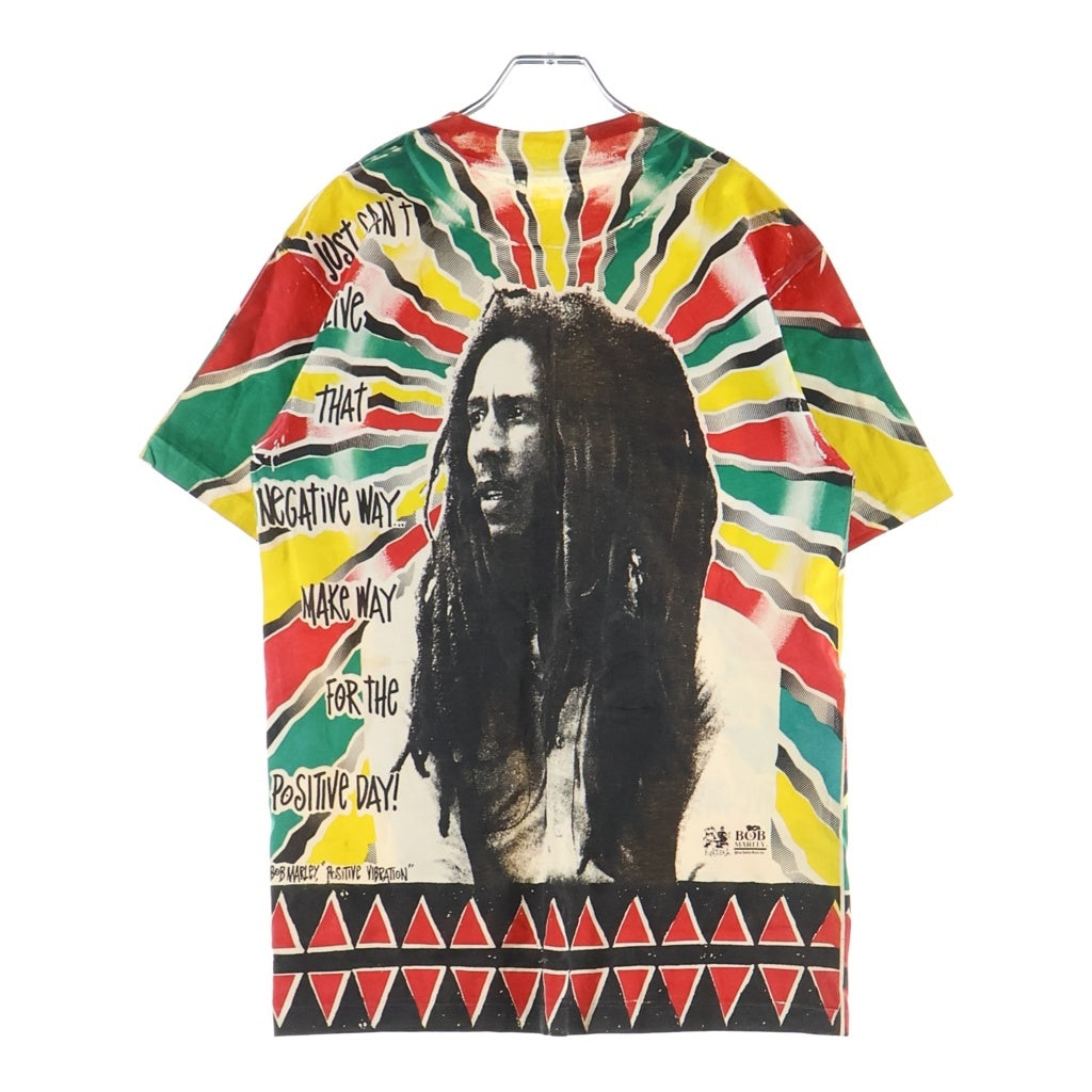 VINTAGE(ヴィンテージ) 90S VINTAGE BOB MARLEY PRINT TEE ヴィンテージ USA製 ボブマーリー フルグラフィックプリント クルーネックTシャツ 半袖 カットソー マルチカラー