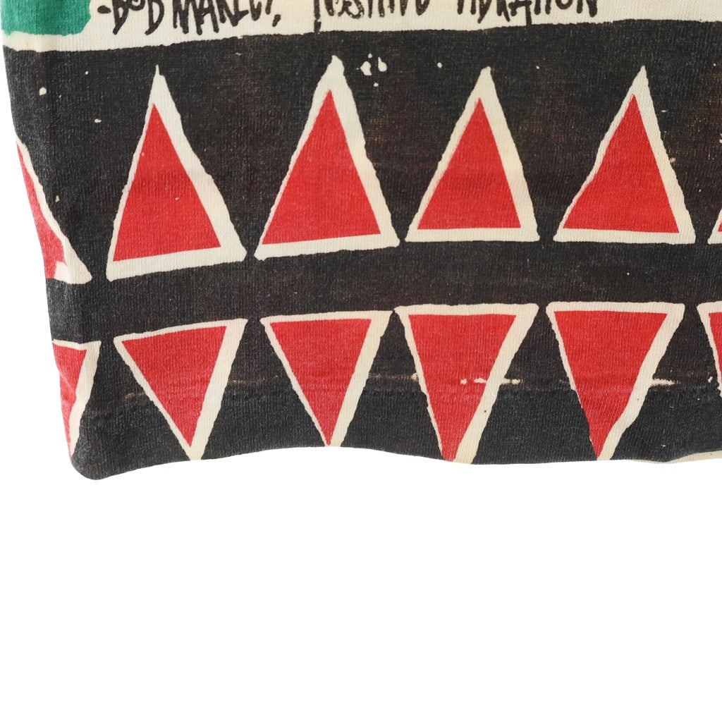 VINTAGE(ヴィンテージ) 90S VINTAGE BOB MARLEY PRINT TEE ヴィンテージ USA製 ボブマーリー フルグラフィックプリント クルーネックTシャツ 半袖 カットソー マルチカラー