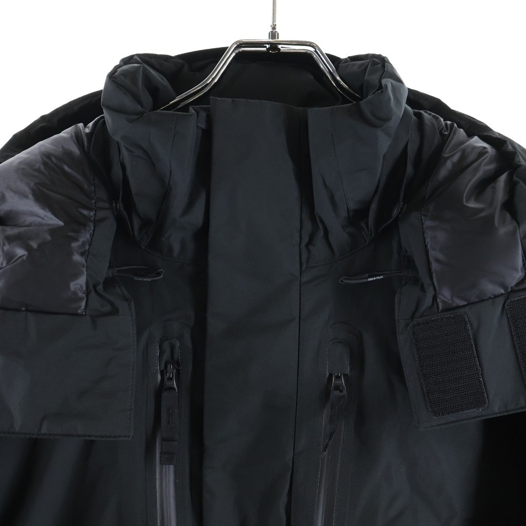 snow peak(スノーピーク) GORE-TEX Weatherproof Down Jacket ゴアテックス ウェザープルーフ ダウンジャケット ブラック JK-25AU006