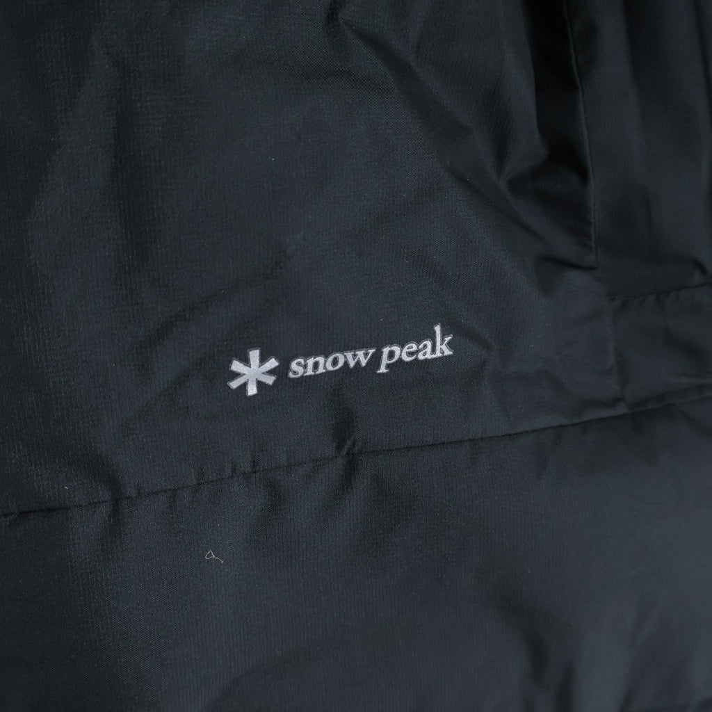 snow peak(スノーピーク) GORE-TEX Weatherproof Down Jacket ゴアテックス ウェザープルーフ ダウンジャケット ブラック JK-25AU006