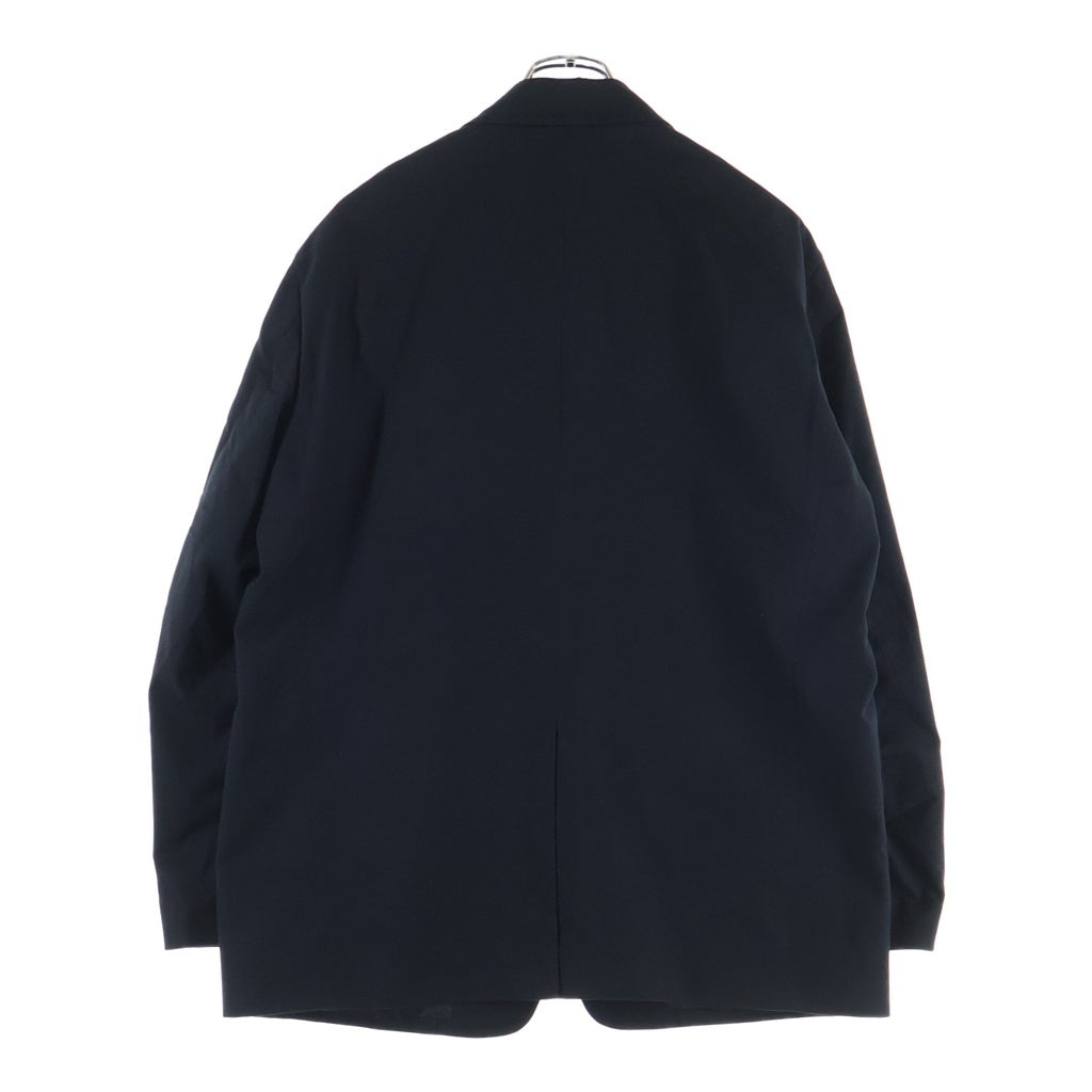 AURALEE(オーラリー) 22AW SUPER FINE WOOL COTTON TWILL OVER JACKET スーパー ファイン ウール コットン ツイル オーバー テーラードジャケット ブラック A22AJ01CW