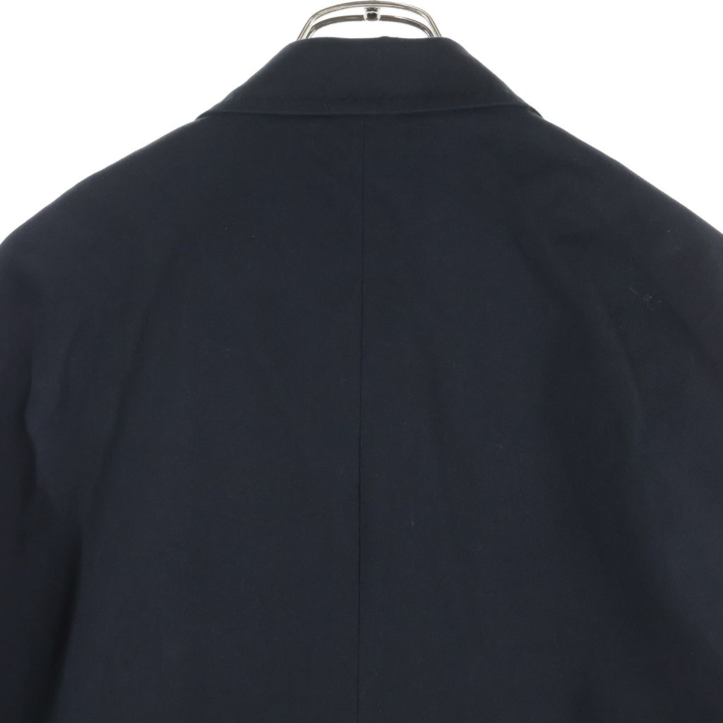 AURALEE(オーラリー) 22AW SUPER FINE WOOL COTTON TWILL OVER JACKET スーパー ファイン ウール コットン ツイル オーバー テーラードジャケット ブラック A22AJ01CW