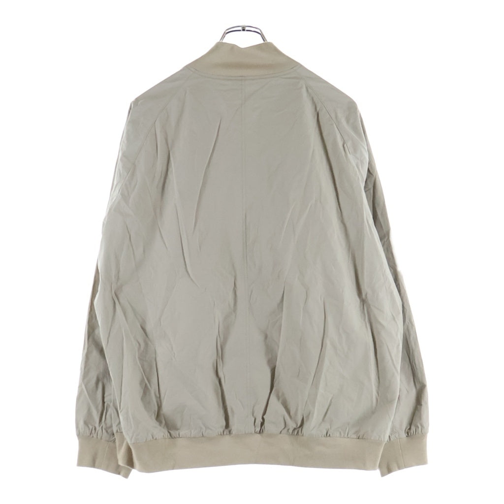 ATON(エイトン) KYOTO TSURIZOME FL JACKET キョウト ツリゾメ ナイロン ブルゾン フライトジャケット ベージュ JKAGSM06