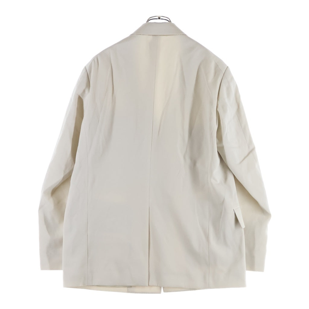 AURALEE(オーラリー) LIGHT WOOL MAX GABARDINE JACKET ライト ウール マックス ギャバジン テーラードジャケット ホワイト A23J02MG