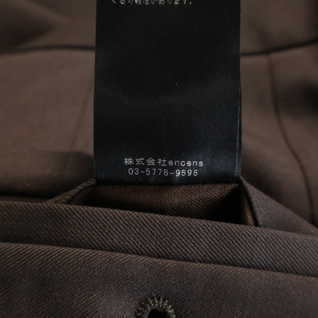 Stein(シュタイン) 21AW WIDE TAPERED TROUSERS ワイド テーパード トラウザーズ ウール パンツ チャコール ST.278-1