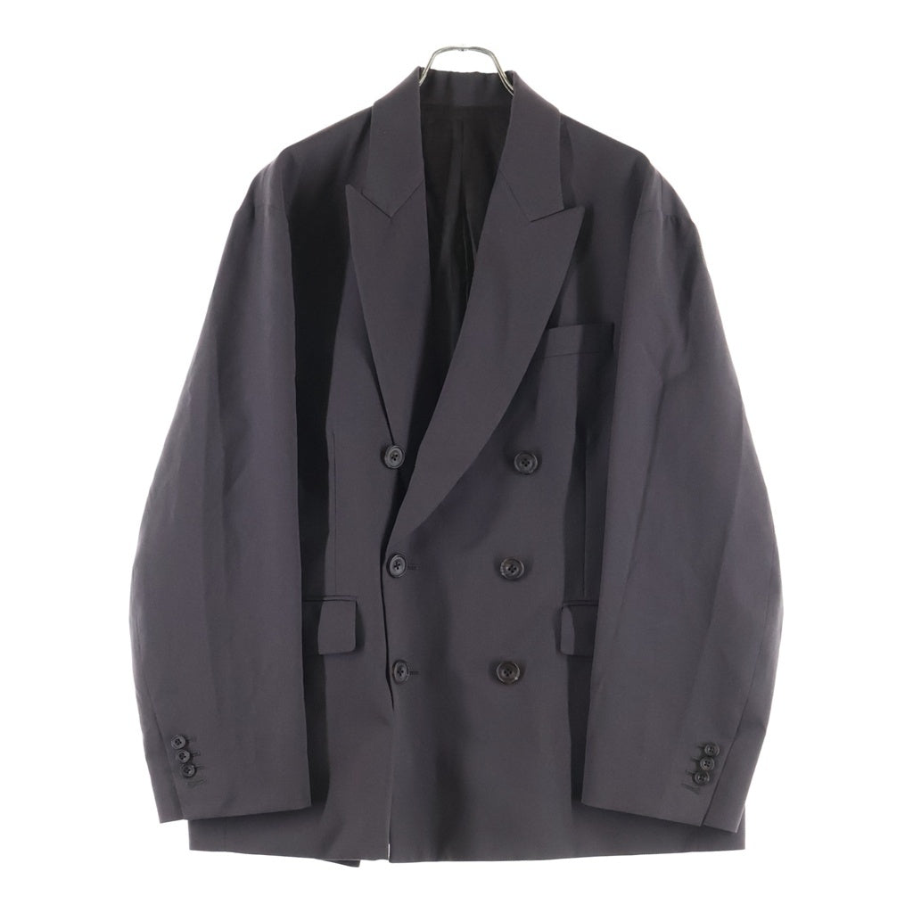 Stein(シュタイン) 21AW BREASTED JACKET オーバーサイズ ダブルブレスト ウール テーラードジャケット チャコール ST.276-1