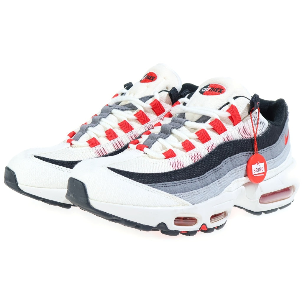 NIKE(ナイキ) AIR MAX 95 JAPAN エアマックス ジャパン ローカットスニーカー ホワイト/レッド US9.5/27.5cm DH9792-100