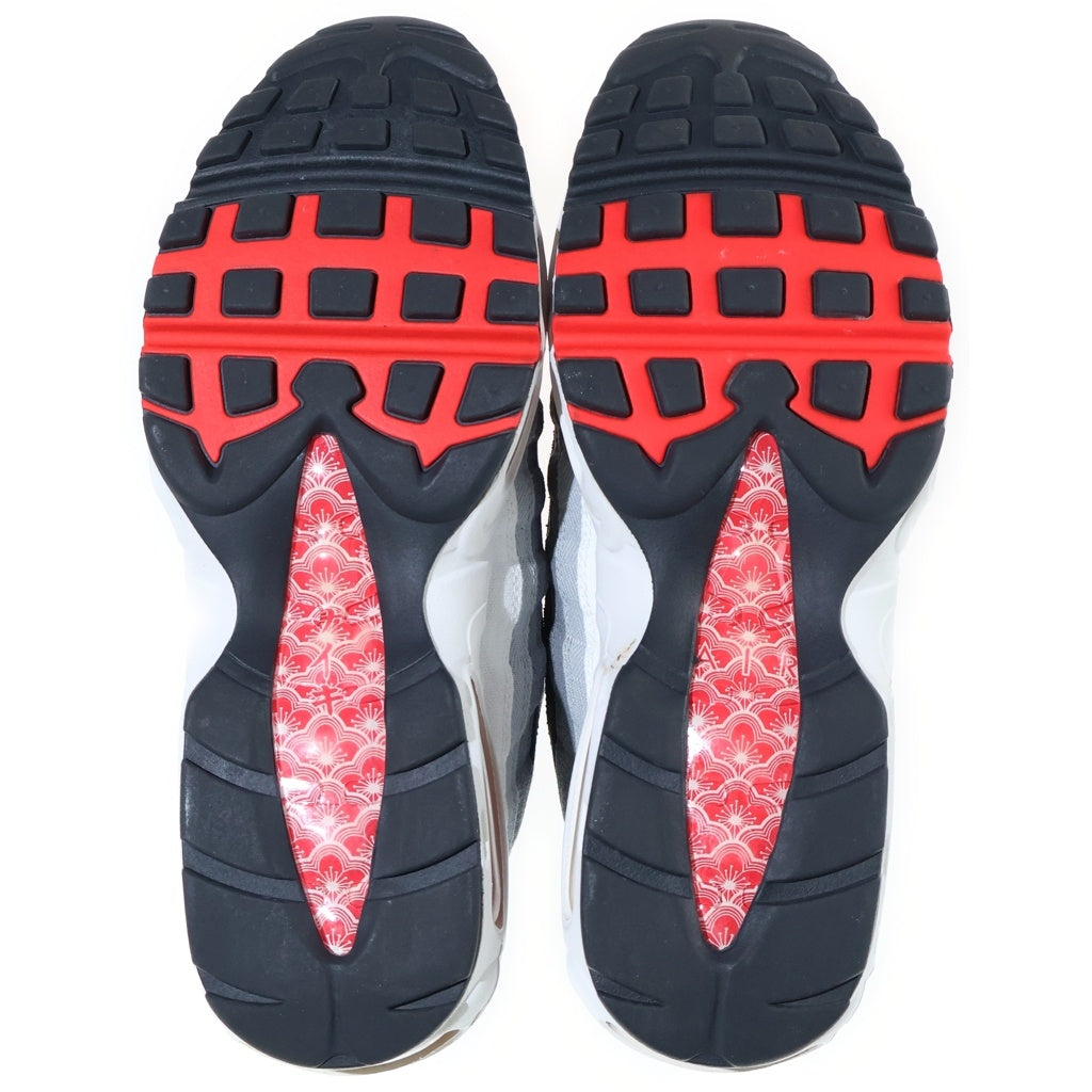 NIKE(ナイキ) AIR MAX 95 JAPAN エアマックス ジャパン ローカットスニーカー ホワイト/レッド US9.5/27.5cm DH9792-100