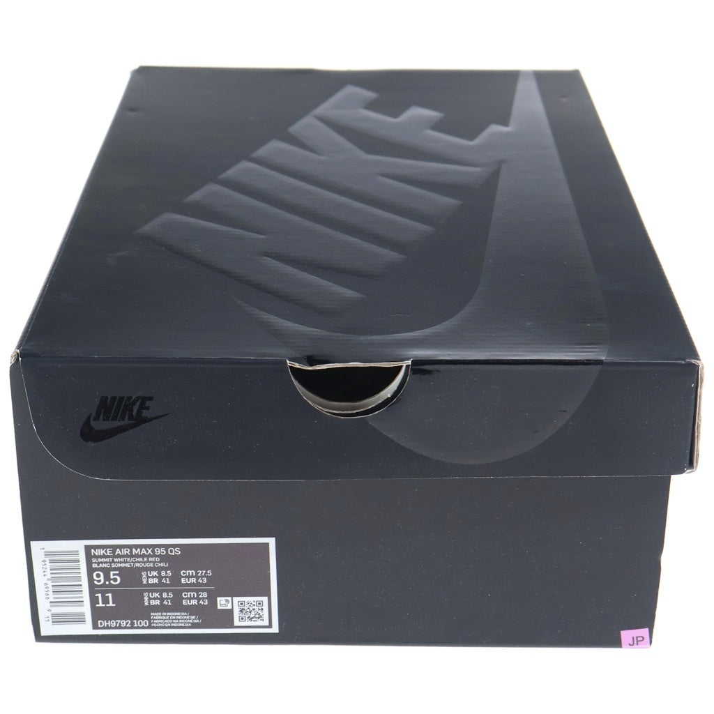 NIKE(ナイキ) AIR MAX 95 JAPAN エアマックス ジャパン ローカットスニーカー ホワイト/レッド US9.5/27.5cm DH9792-100