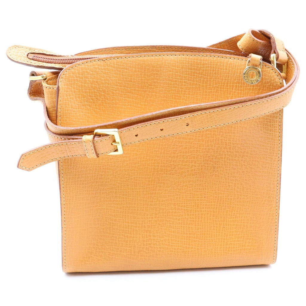 LOEWE(ロエベ) OLD 型押しレザー クロスボディ ショルダーバッグ オレンジ レディース