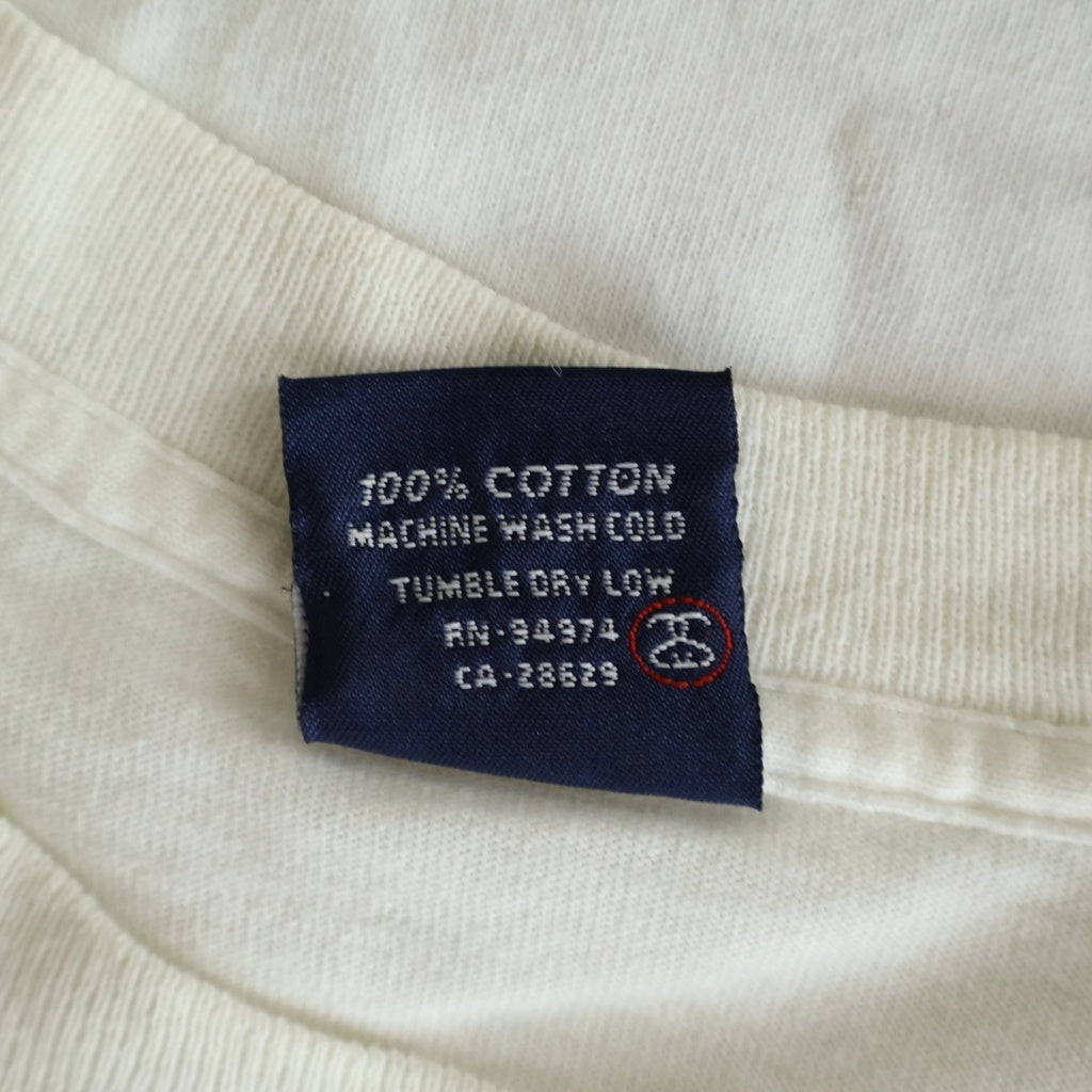 STUSSY(ステューシー) 90S OLD オールド 紺タグ ドラゴン クルーネック半袖Tシャツ カットソー ホワイト