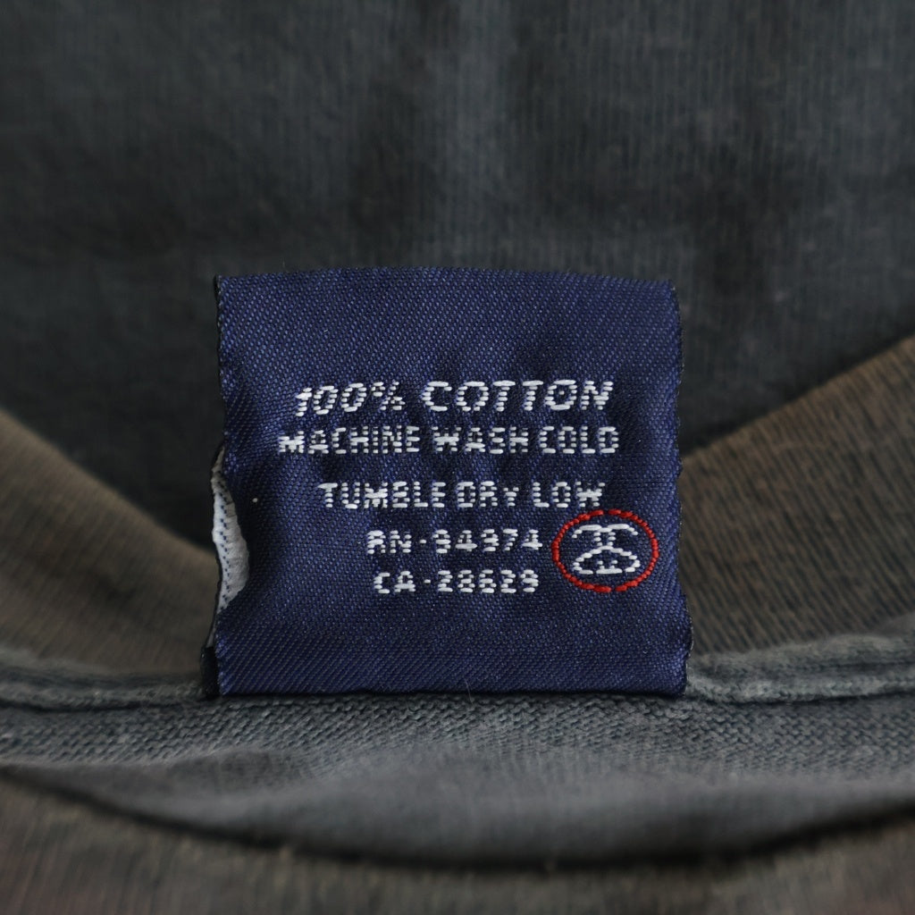 STUSSY(ステューシー) 90S OLD オールド 葛飾北斎 クルーネック半袖Tシャツ カットソー グレー